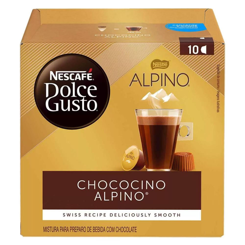 4 Cx Café Nescafé Chococino Alpino Dolce Gusto Bebida Lactea