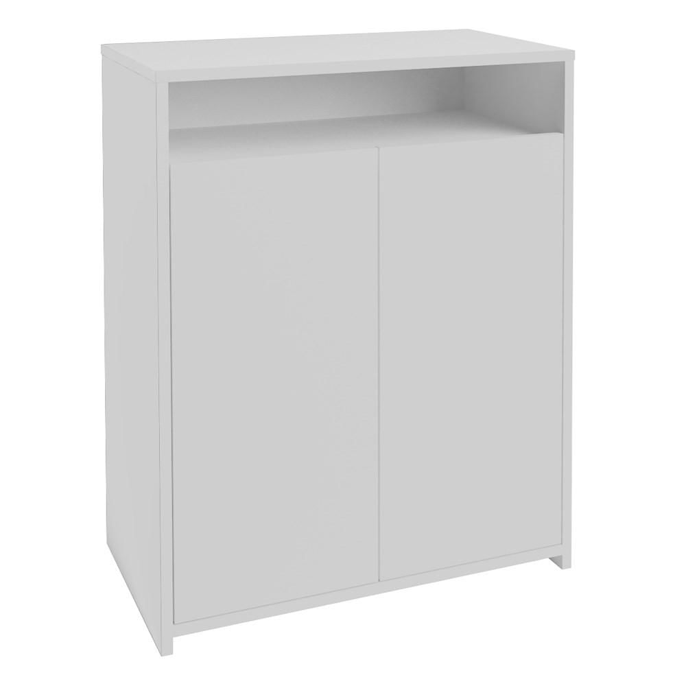 Balcão Home Office 2 Portas Mobile Cool Branco - Artany