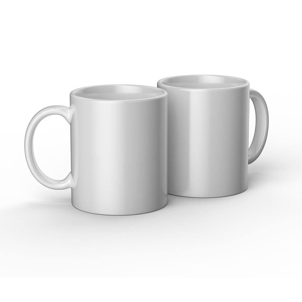 Caneca de Cerâmica Branca - Cricut - 340ml - 02 Unids