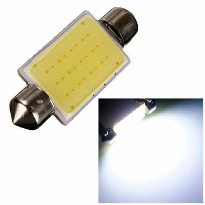 Lampada Torpedo Led COB 36mm super branco - unidade