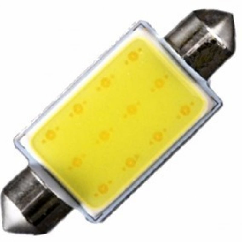 Lampada Torpedo Led COB 36mm super branco - unidade