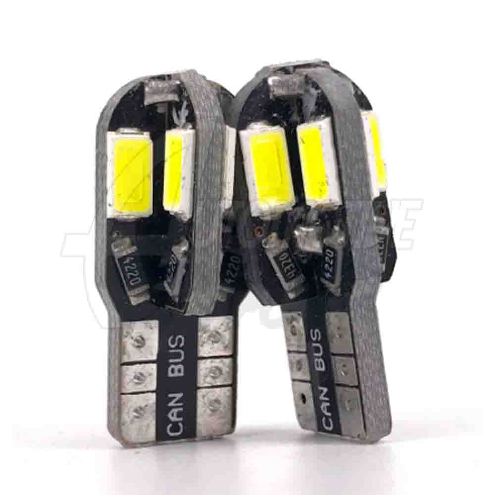 Lampada Pingo T10 5W 8 Leds SMD TORRE Super Bco CAMBUS Un