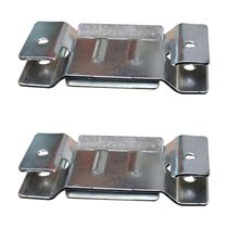 2 Pares de Conector de Encaixe para Móveis Sofá Cabeceira Painel Zincado G59