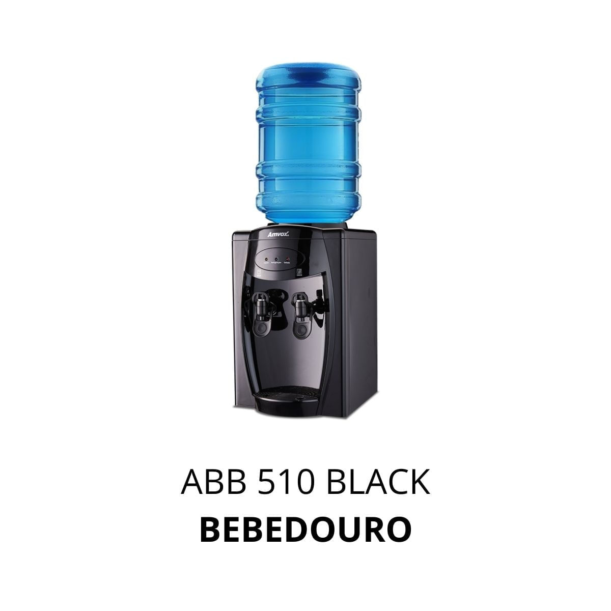 Bebedouro Amvox ABB 510 80W Com compressor 1.6L Black 110V 110V