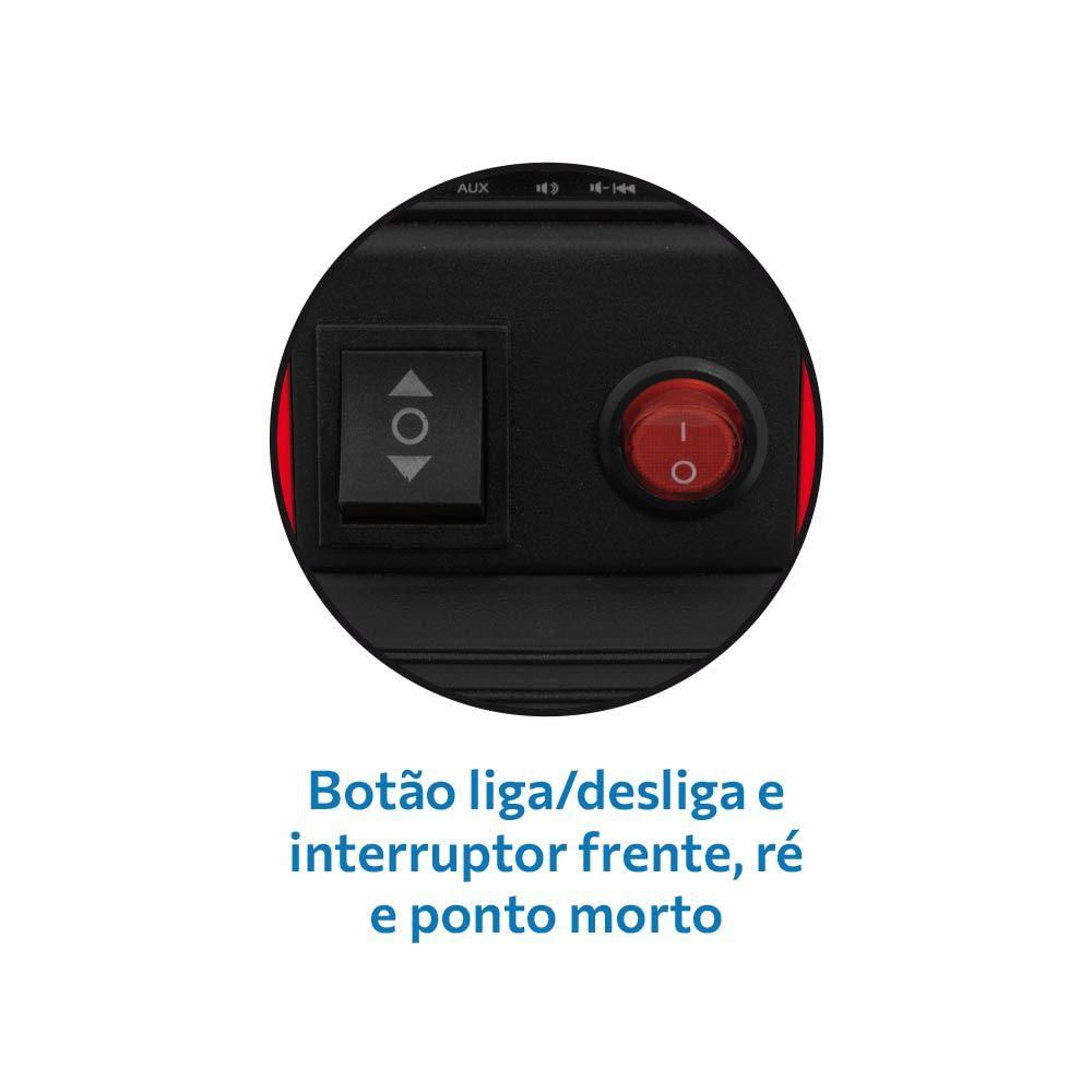 Quadriciclo Vermelho Elétrico 6V - Bandeirante