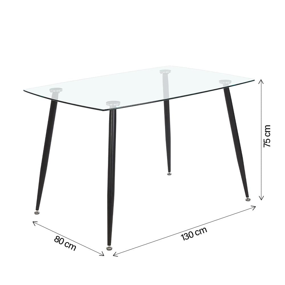 Mesa De Centro Decorativa Glass 130 Cm Opt