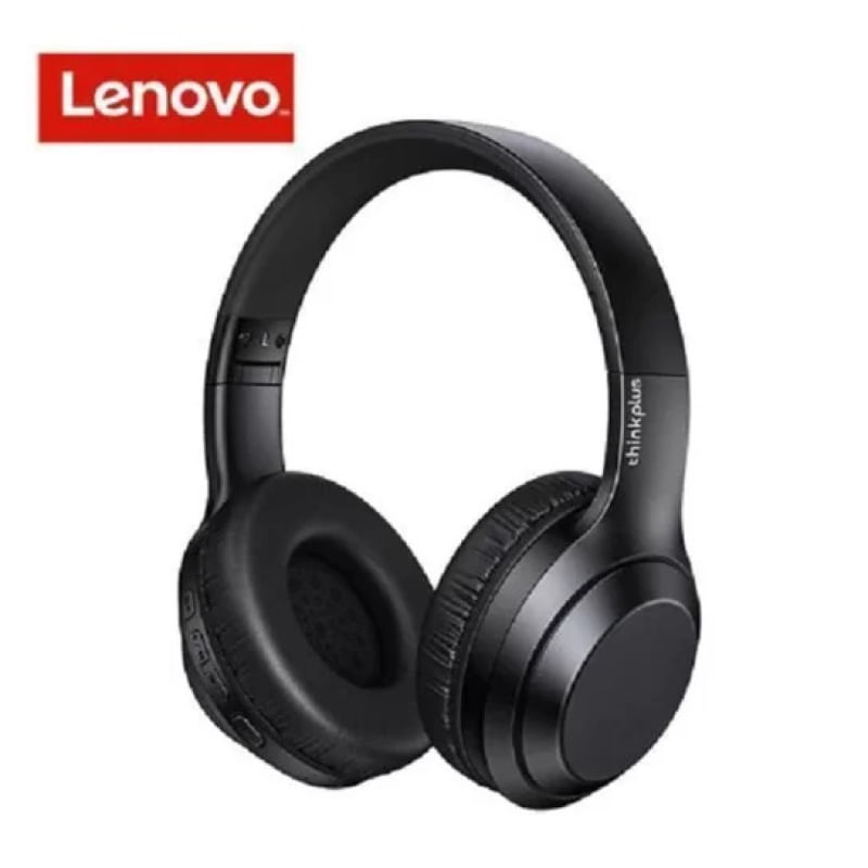 Fone De Ouvido Bluetooth TH10 Redução Ruído Microfone LENOVO - Preto