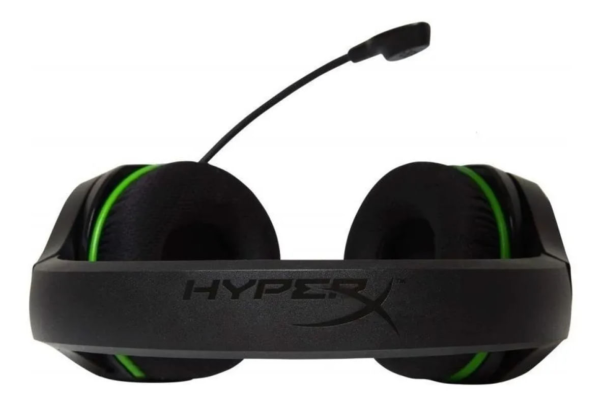Fone gamer Headset over-ear HyperX CloudX Stinger Core preto verde