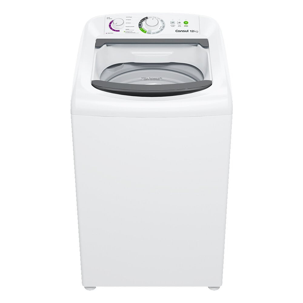 Lavadora de Roupas CWH12BB 12 Kg Automática Consul Branco / 110V