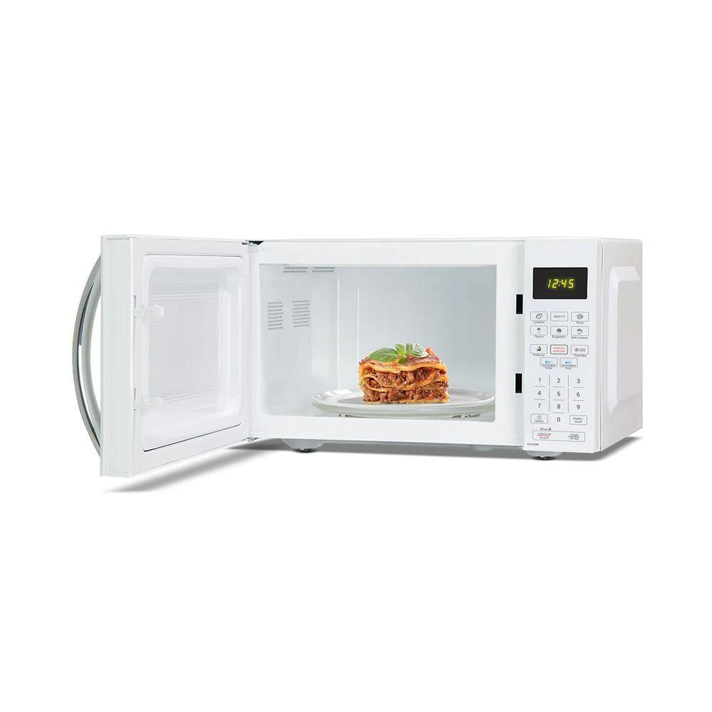 Micro-ondas Philco Limpa Fácil Multifunções 1100w 20 Litros Branco 110v