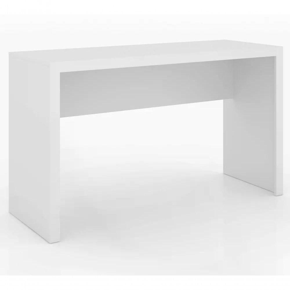 Mesa Escrivaninha Para Escritorio Me4135 Branco Branco