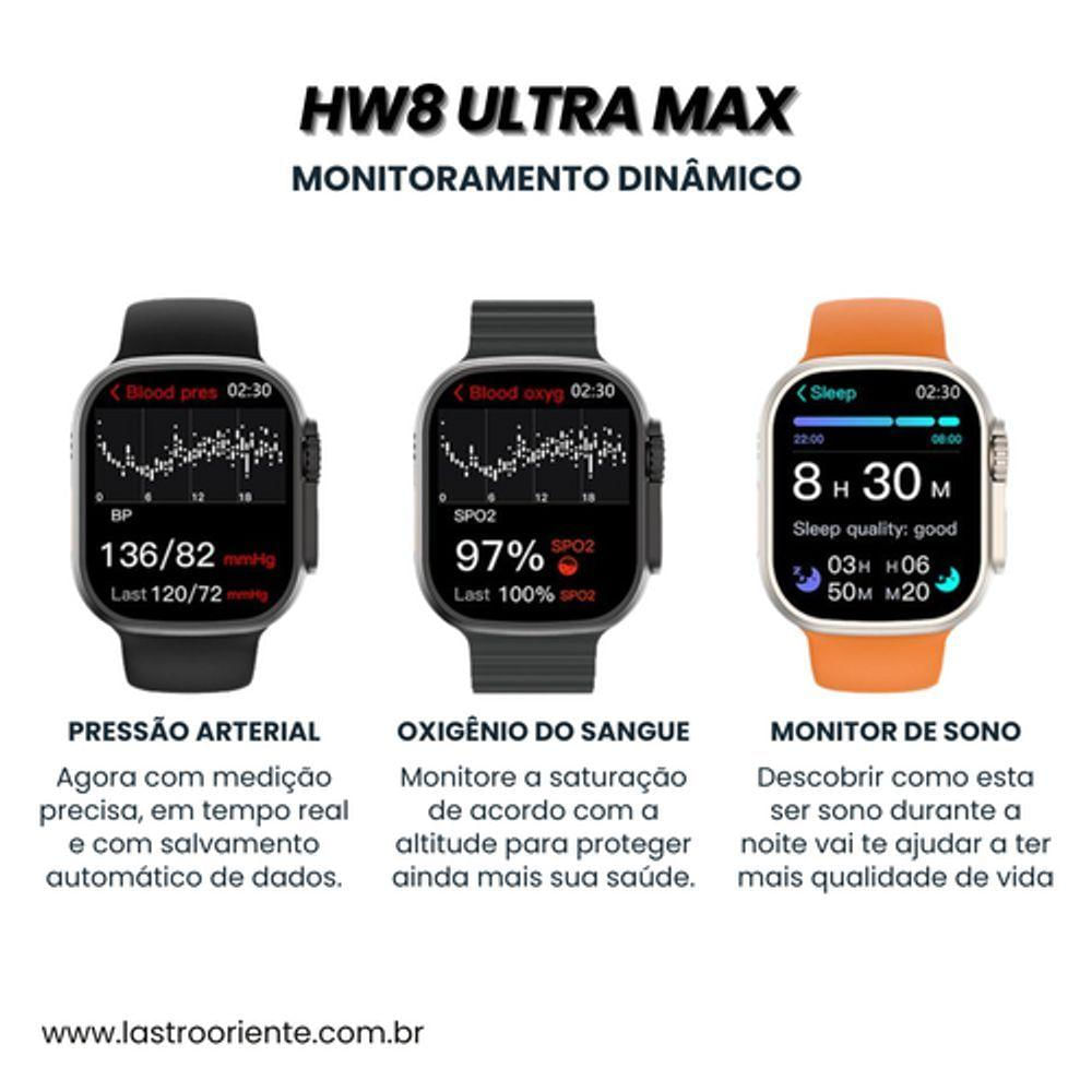 Smartwatch Microwear Hw8 Ultra Série 8 Lançamento 2024 , Tecnológico E Elegante!