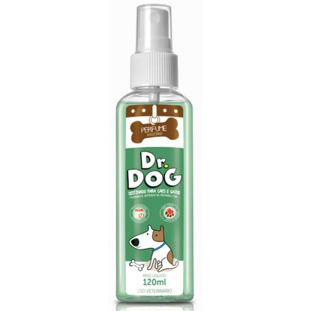 Perfume  Hipoalergênico Pet Xodozinho Cheirinho Bebê  Cães  Gatos 120 mL Dr. Dog