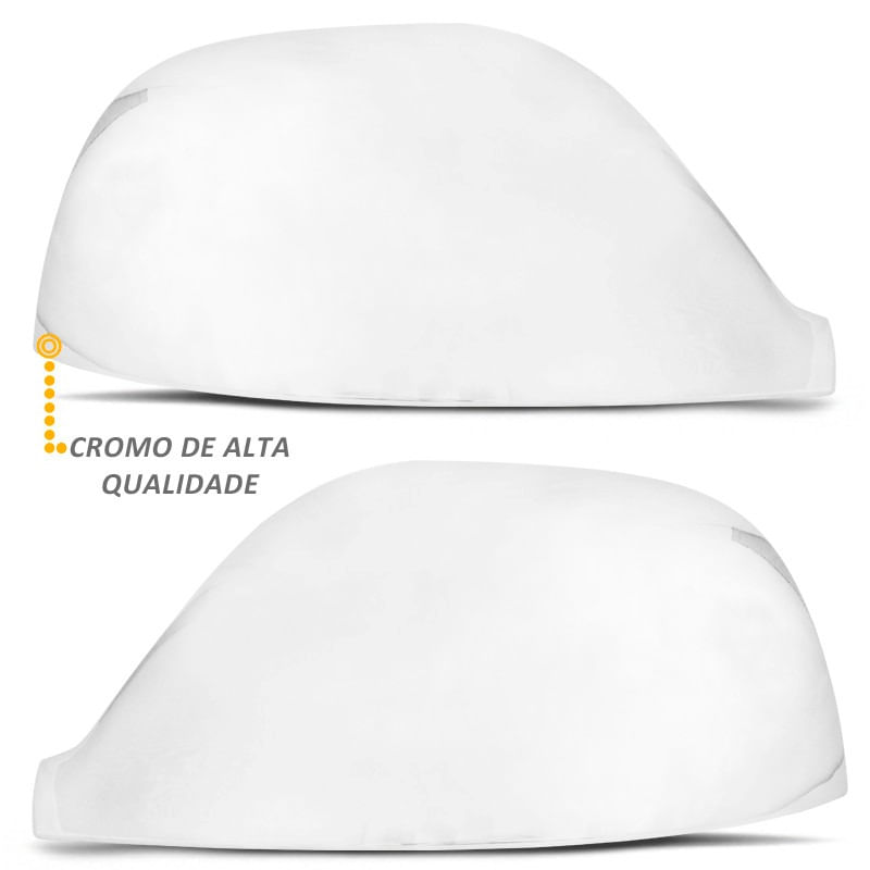 Kit Aplique Capa Cromada Retrovisor Maçanetas Vw Amarok 2012