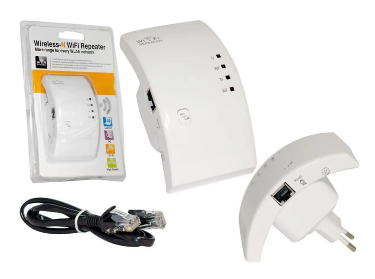 Repetidor Wifi Wireless Sinal Internet 300M Bivolt 110V 220V