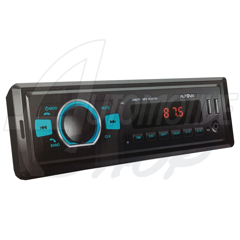 Som Radio Automotivo Mp3 Player 2202 Buetooth AUX Dual USB