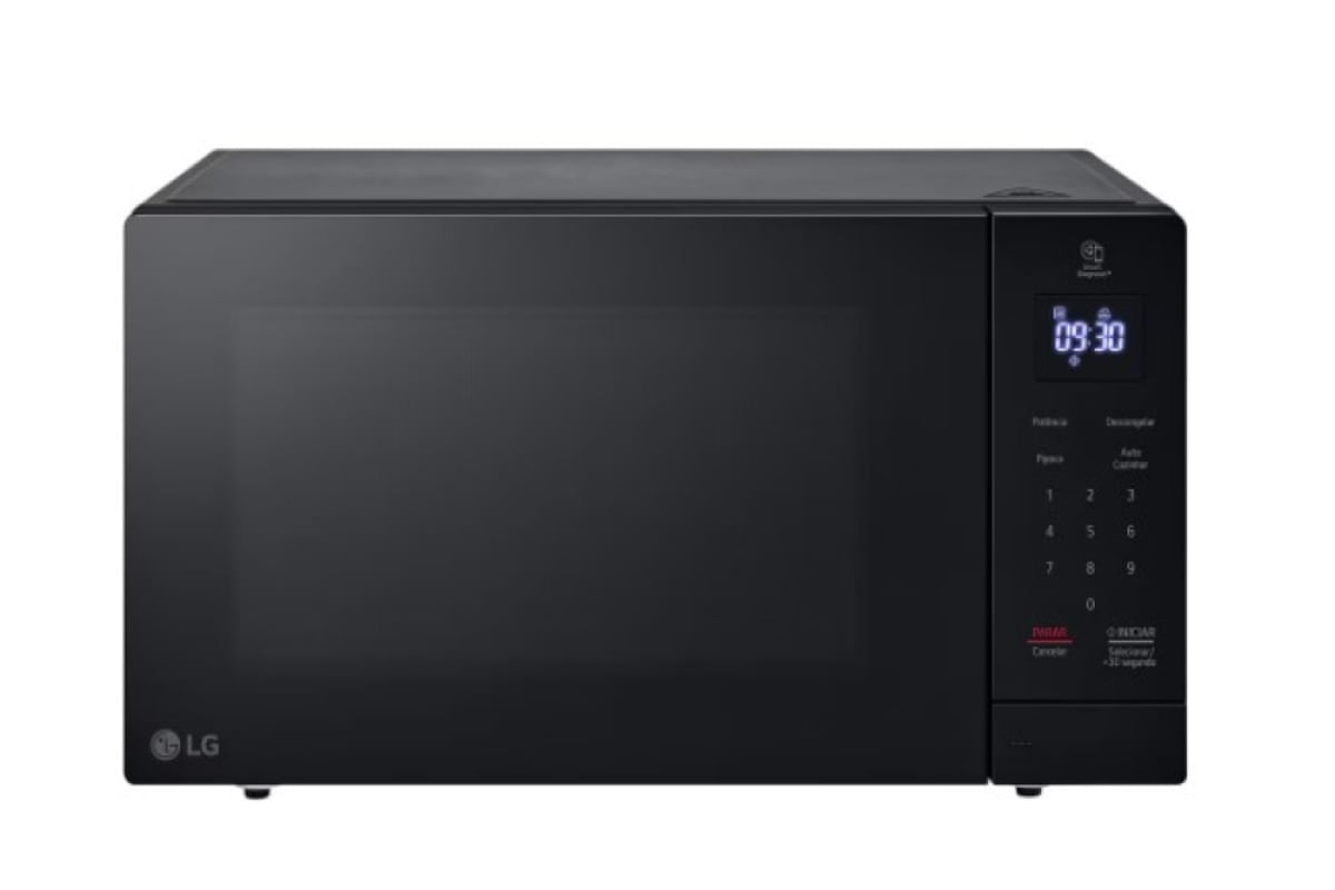 MICROONDAS LG NEOCHEF 30 LITROS PRETO LIMPA FÁCIL 127V MS3033DS