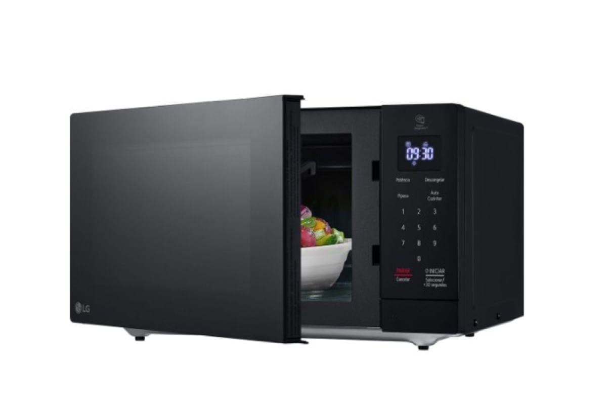 MICROONDAS LG NEOCHEF 30 LITROS PRETO LIMPA FÁCIL 127V MS3033DS