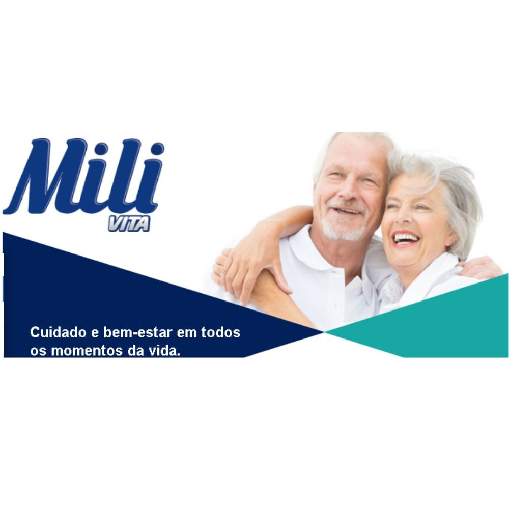 Fralda Geriátrica  Mili Vita  (USO ADULTO)- Tam: G - 5 Pacotes c/8 (total: 40 fraldas)