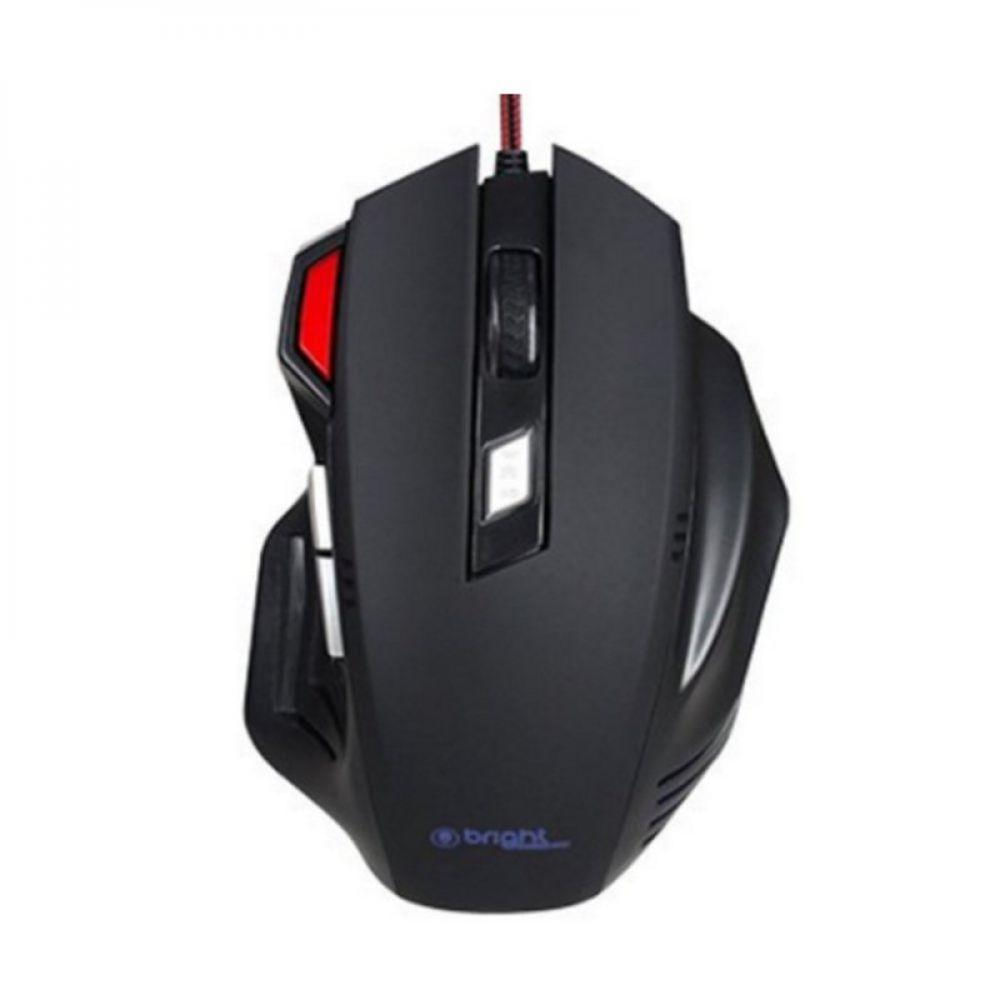 Mouse Usb Gamer Pro 2400Dpi Bright Mpise Gemar