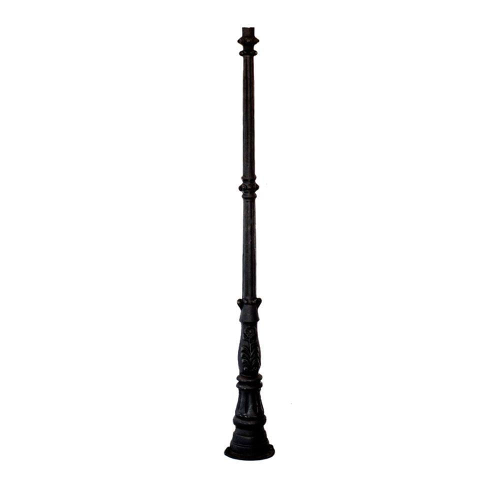 Poste Colonial Jardim Mastro N07 De Ferro Fundido 180Cm