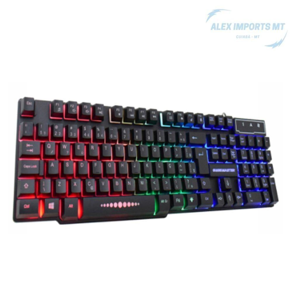 Teclado Gamer Para Jogos De Computador Multimídia E Usb