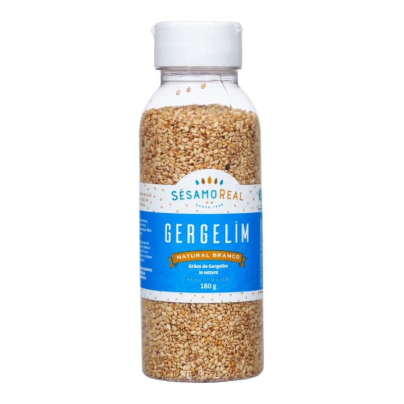 Gergelim Natural Branco Sésamo Real 180g