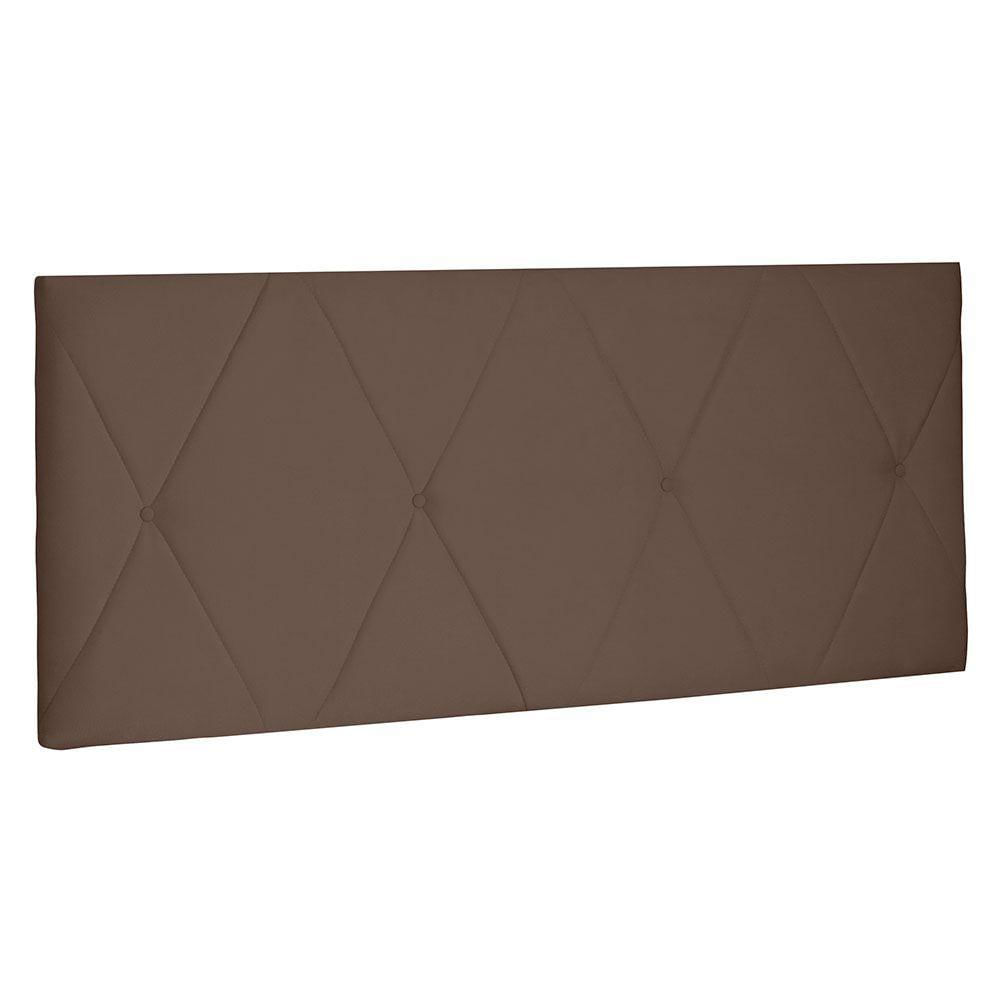 Cabeceira Painel King 1,95m Aquilla Suede Caramelo