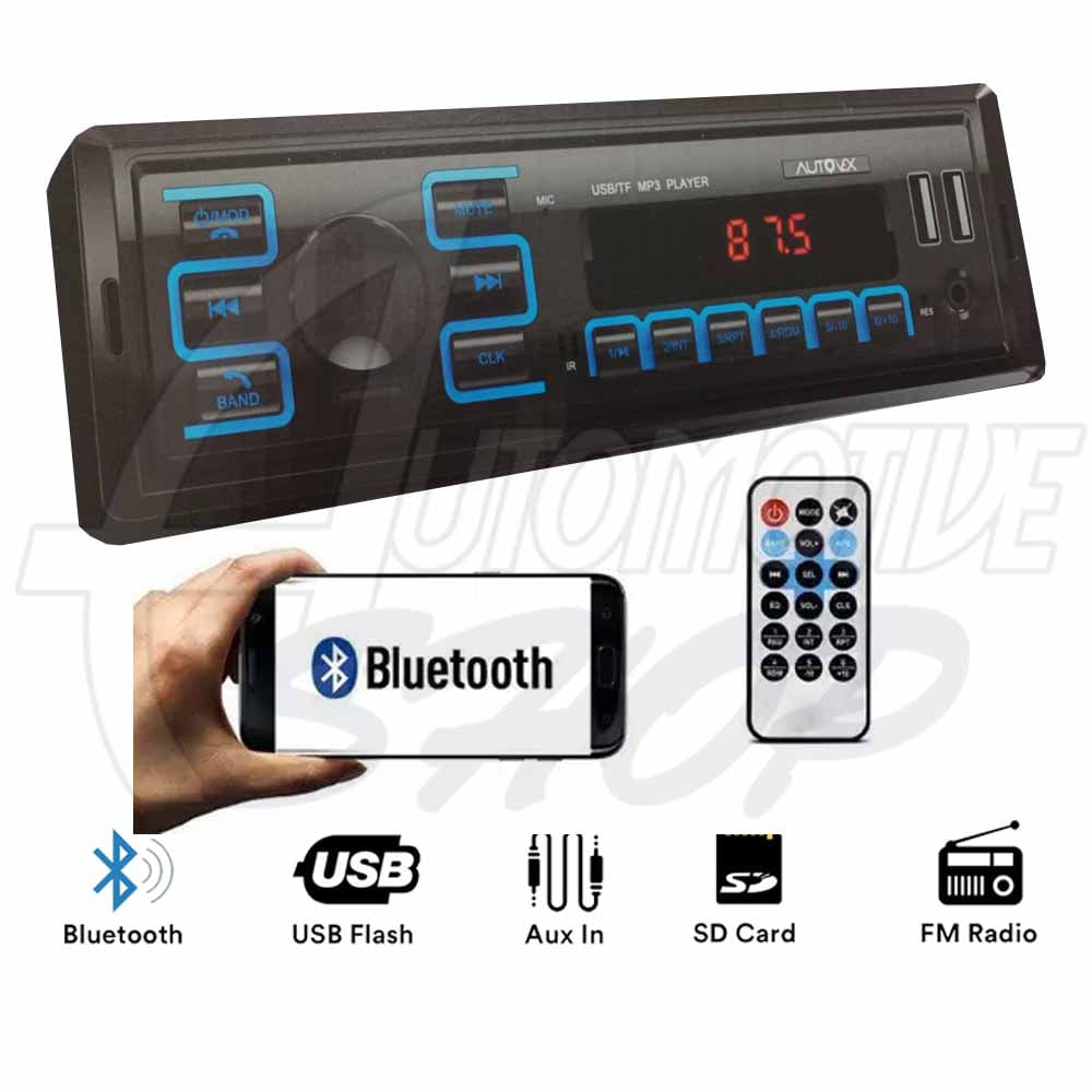 Som Radio Automotivo Mp3 Player 2201 Buetooth AUX Dual USB