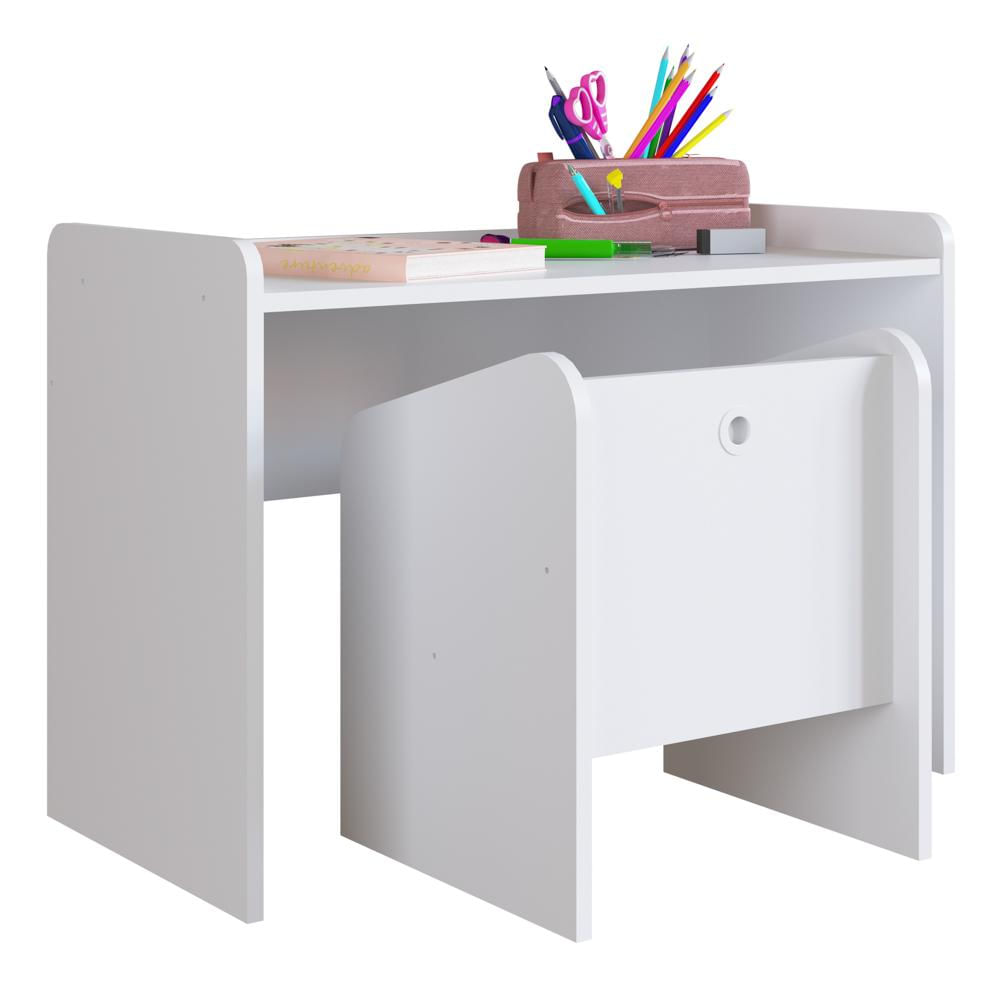 Quarto Infantil Montessoriano Completo Meu Fofinho A05 Branco - Mpozenato