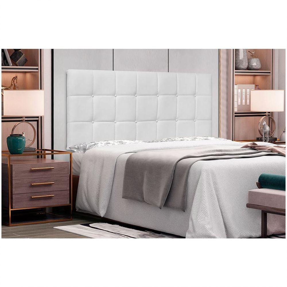 Cabeceira Painel Solteiro 0,90m Verona Corano Branco