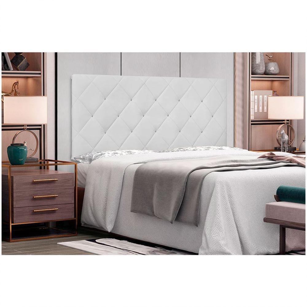 Cabeceira Painel King 1,95m Tânia Corano Branco