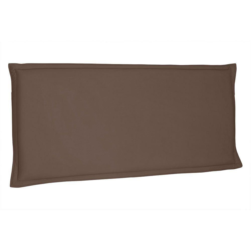 Cabeceira Painel Casal 1,40m Veneza Suede Caramelo