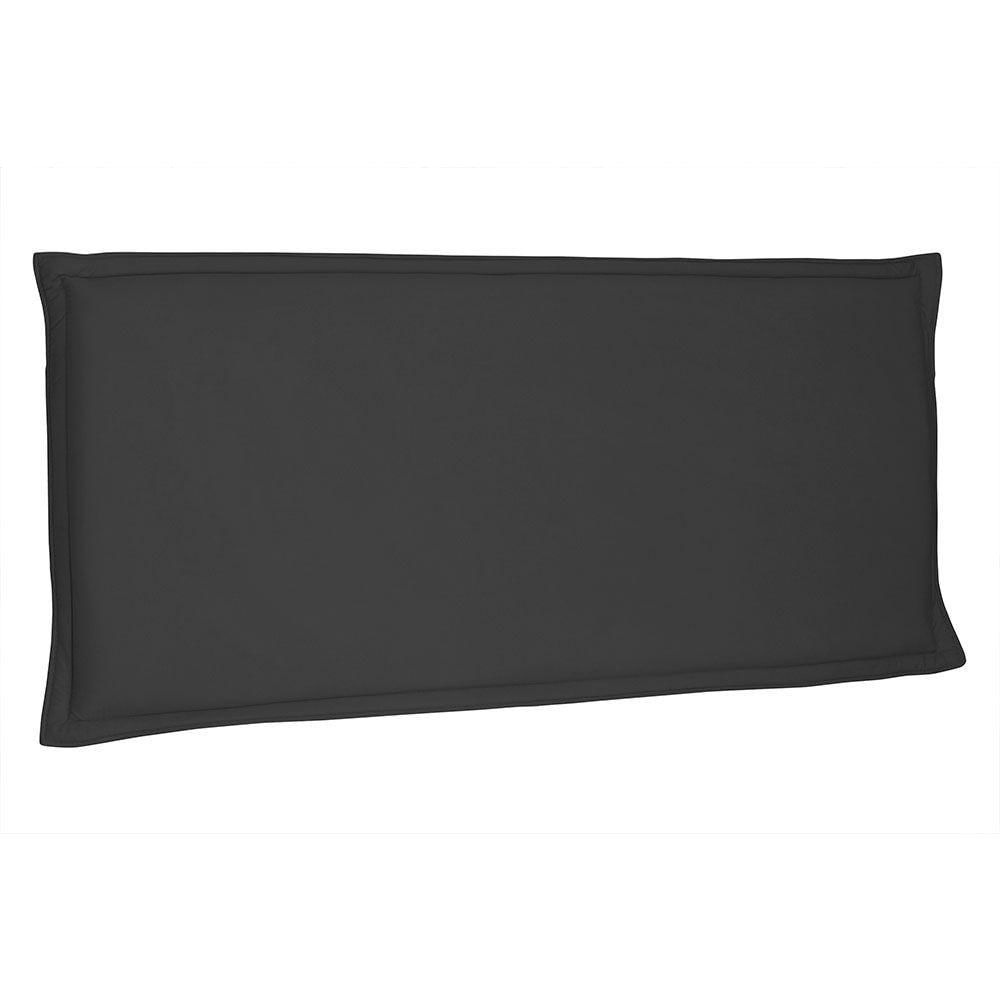 Cabeceira Painel Queen 1,60m Veneza Suede Preto