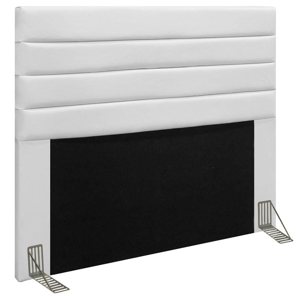 Cabeceira Cama Box Casal 140cm Rubi W01 Corano Branco - Mpozenato