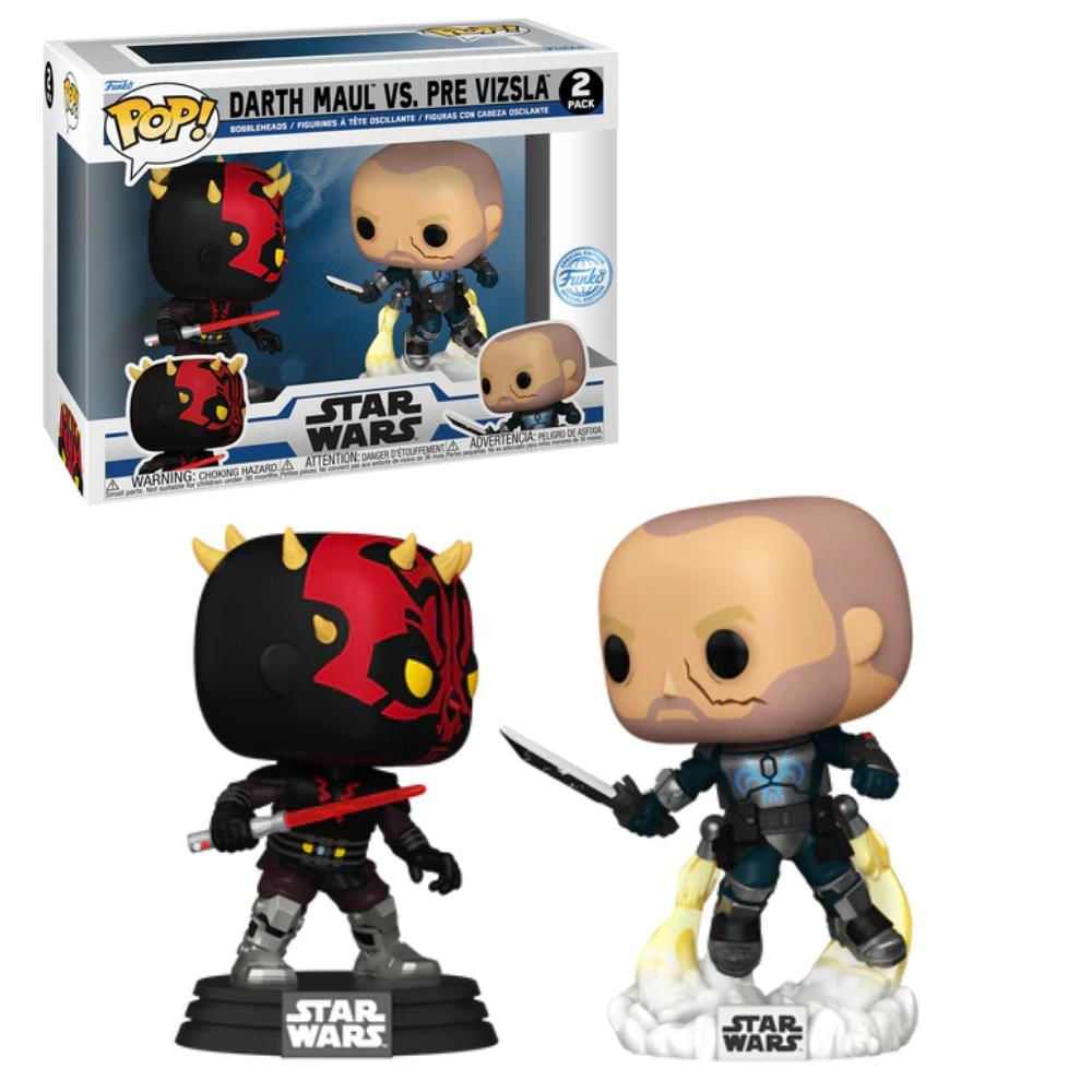 Funko Pop Star Wars Darth Maul VS Pre Vizsla 2-Pack