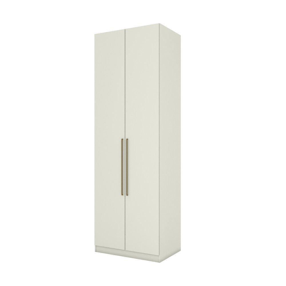 Guarda Roupa Modulado 2 Portas Cabideiro Areia