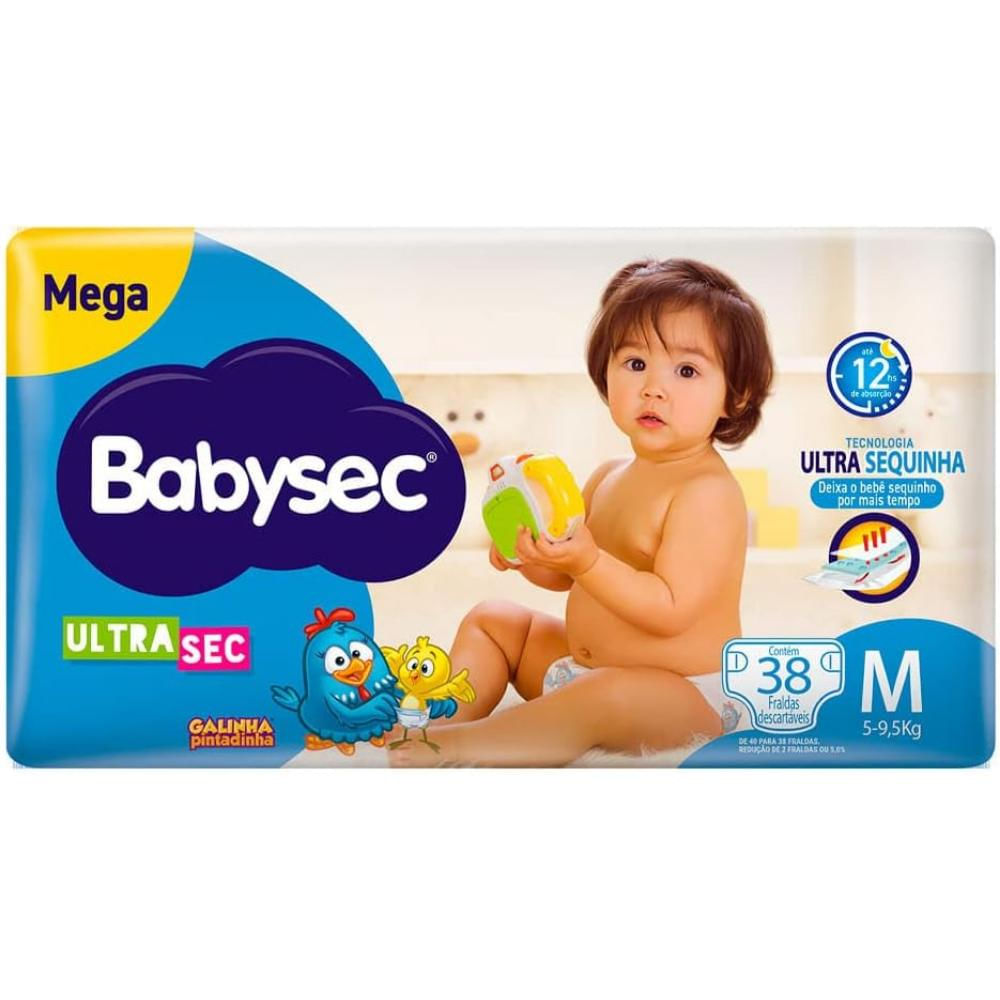 Fralda Babysec Ultrasec Galinha Pintadinha M Azul