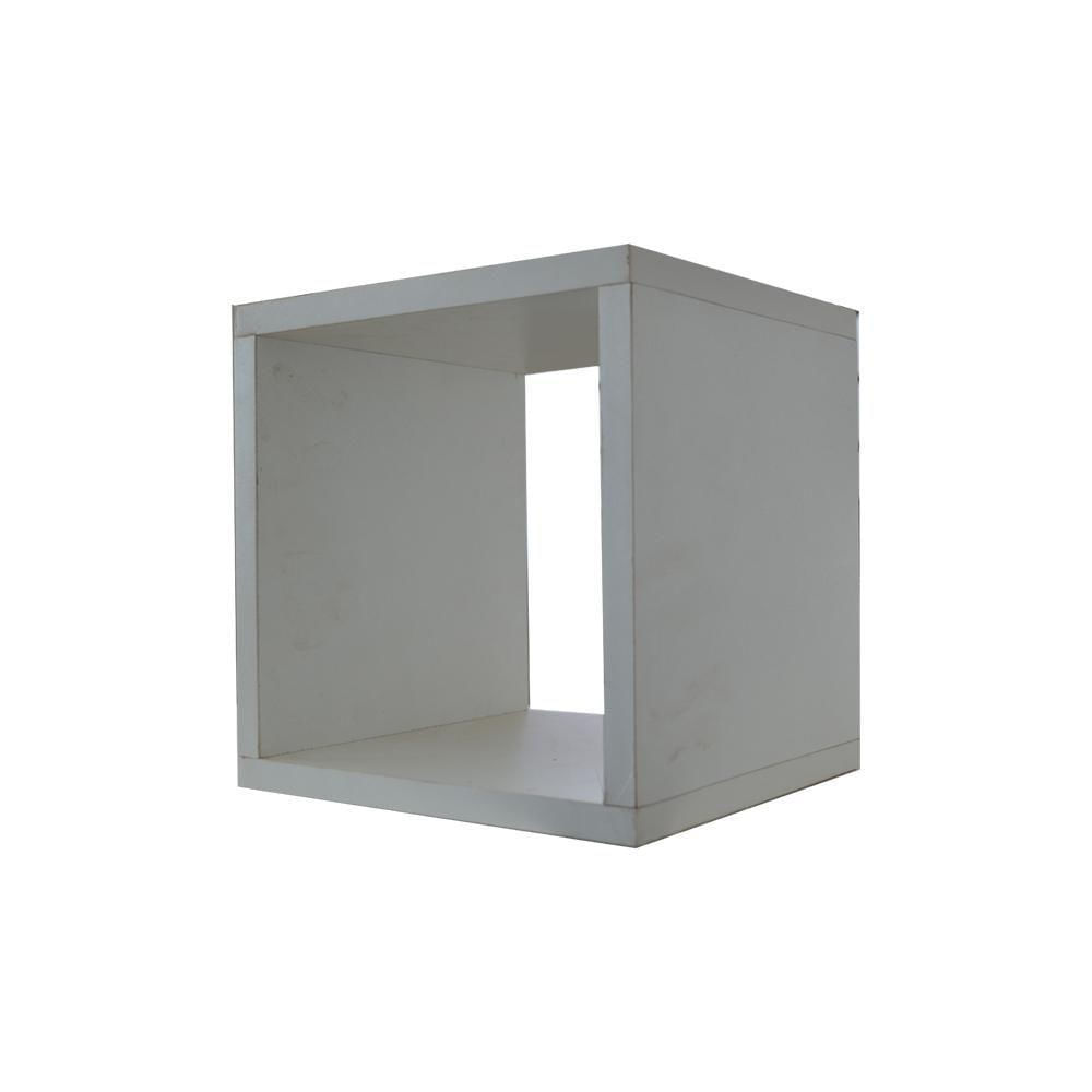 Nicho Decorativo 30x30x20 Cm Em Mdf Branco [f031]