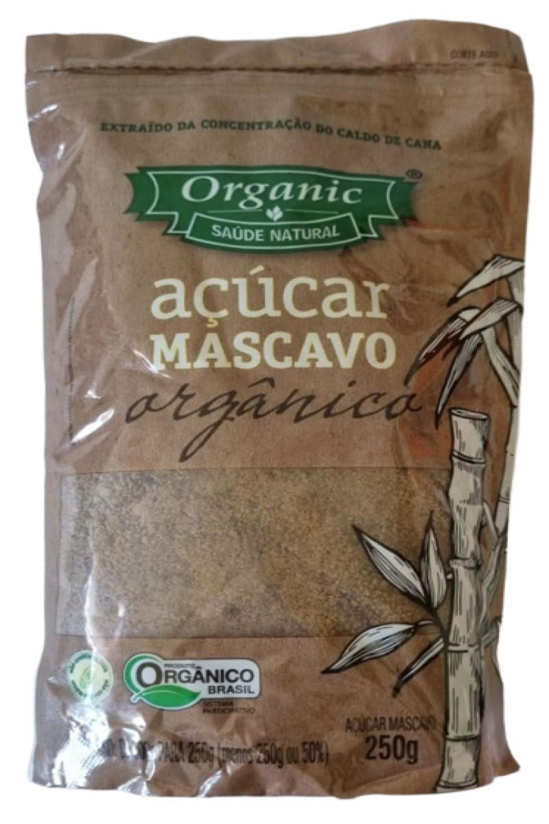 Açúcar Mascavo Orgânico Organic 250g