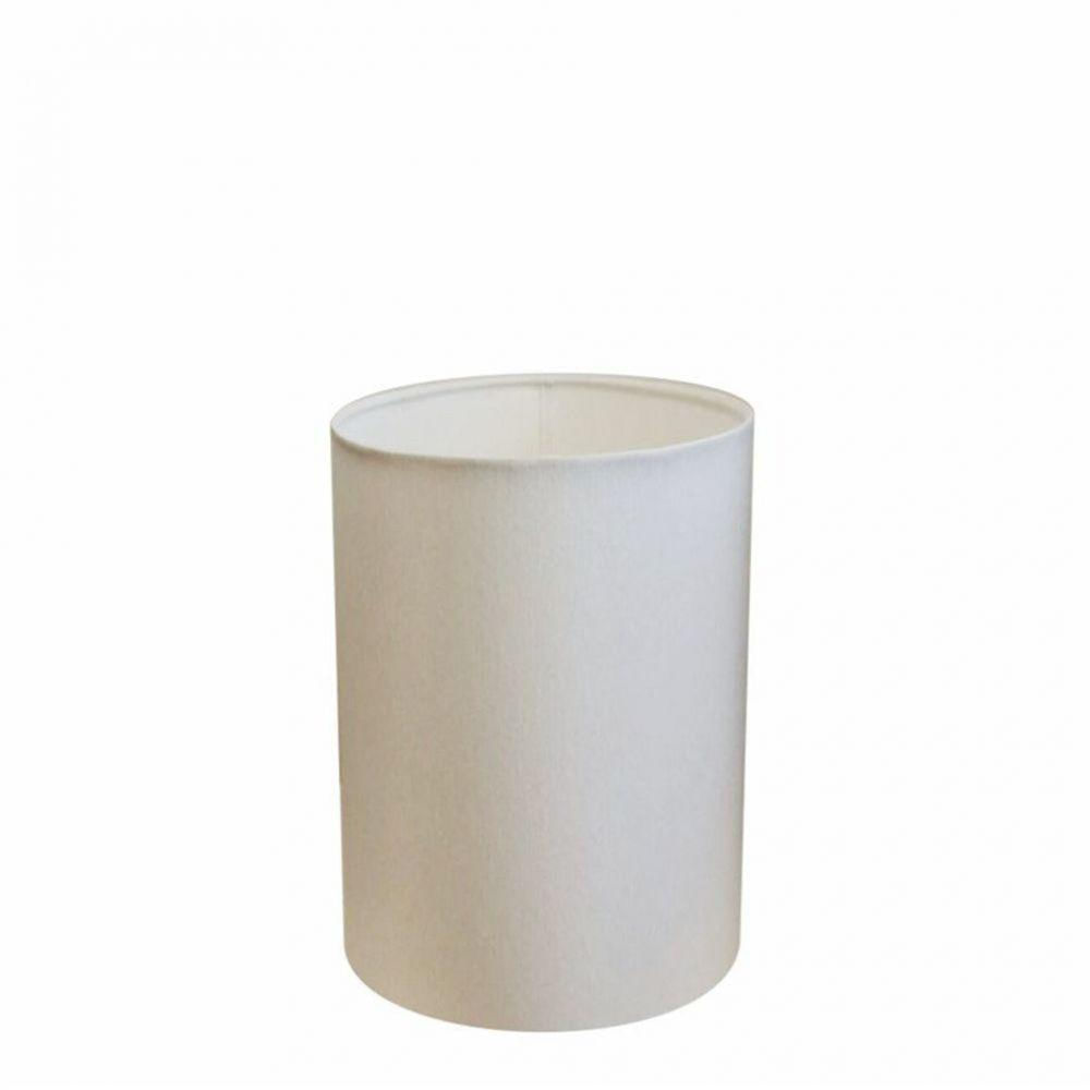 Cúpula Abajur Cilíndrica Cp-8003 Ø15x20cm Branco