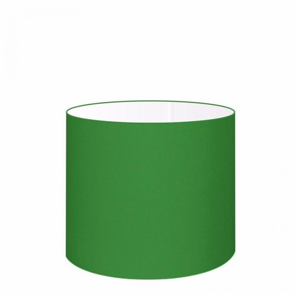 Cúpula Abajur e Luminária Tecido Vivare 35x21cm Verde Folha