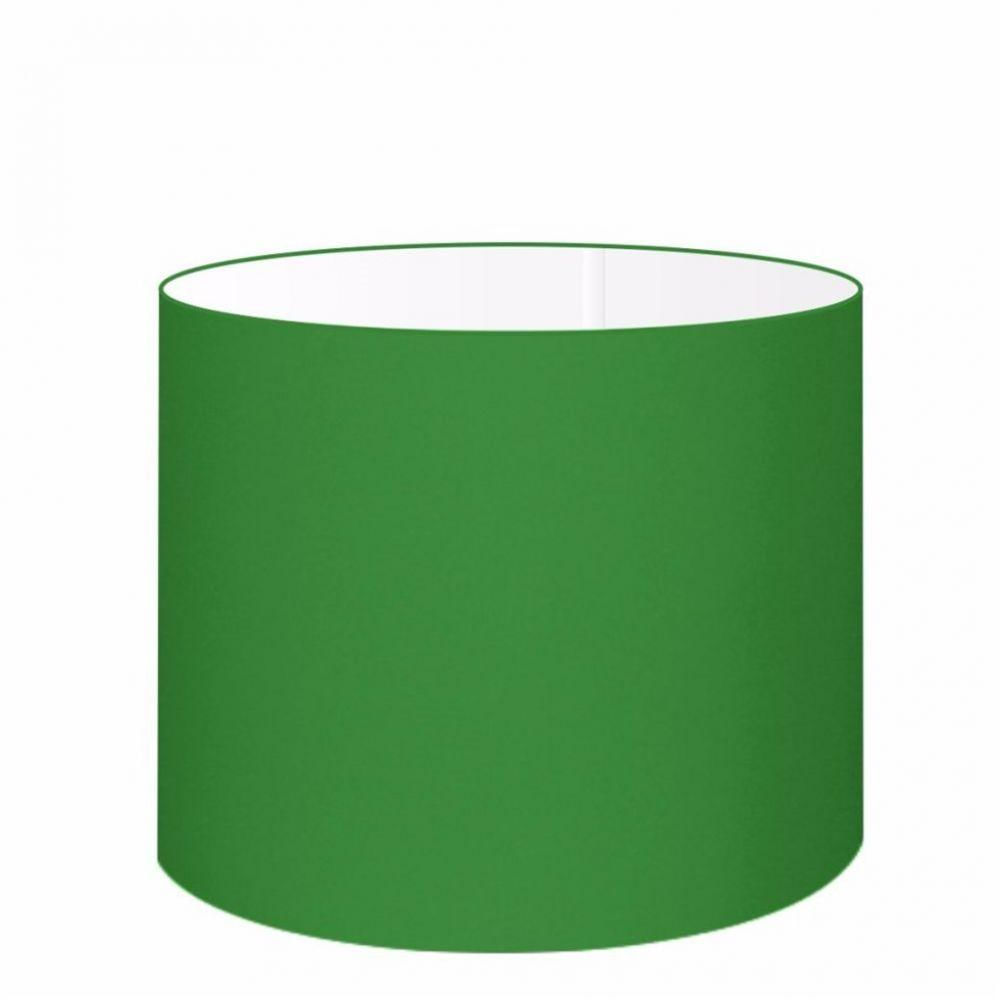 Cúpula Abajur e Luminária Tecido Vivare 45x30cm Verde Folha