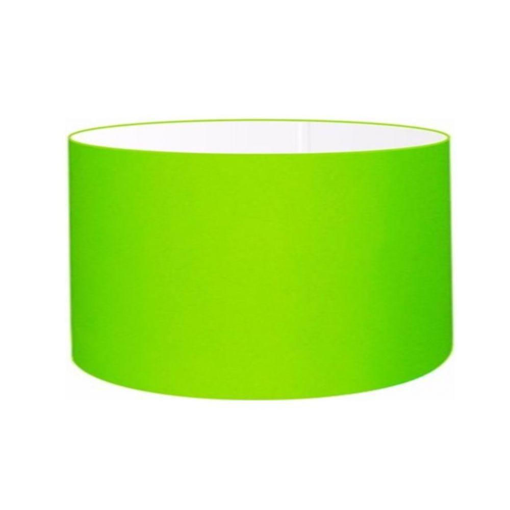 Cúpula Abajur Cilíndrica Cp-7028 Ø60x30cm Verde Limão