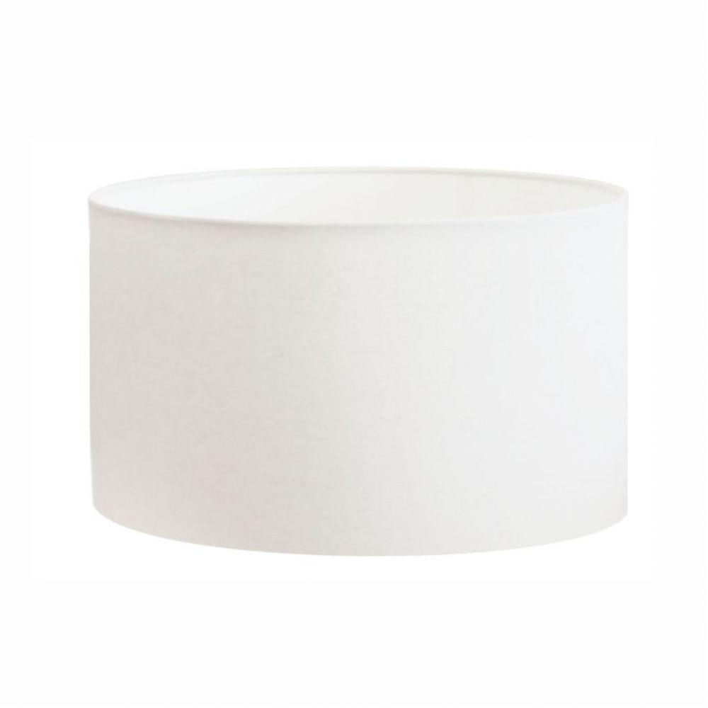 Cúpula Abajur e Luminária em Tecido Vivare 50x25cm Branco