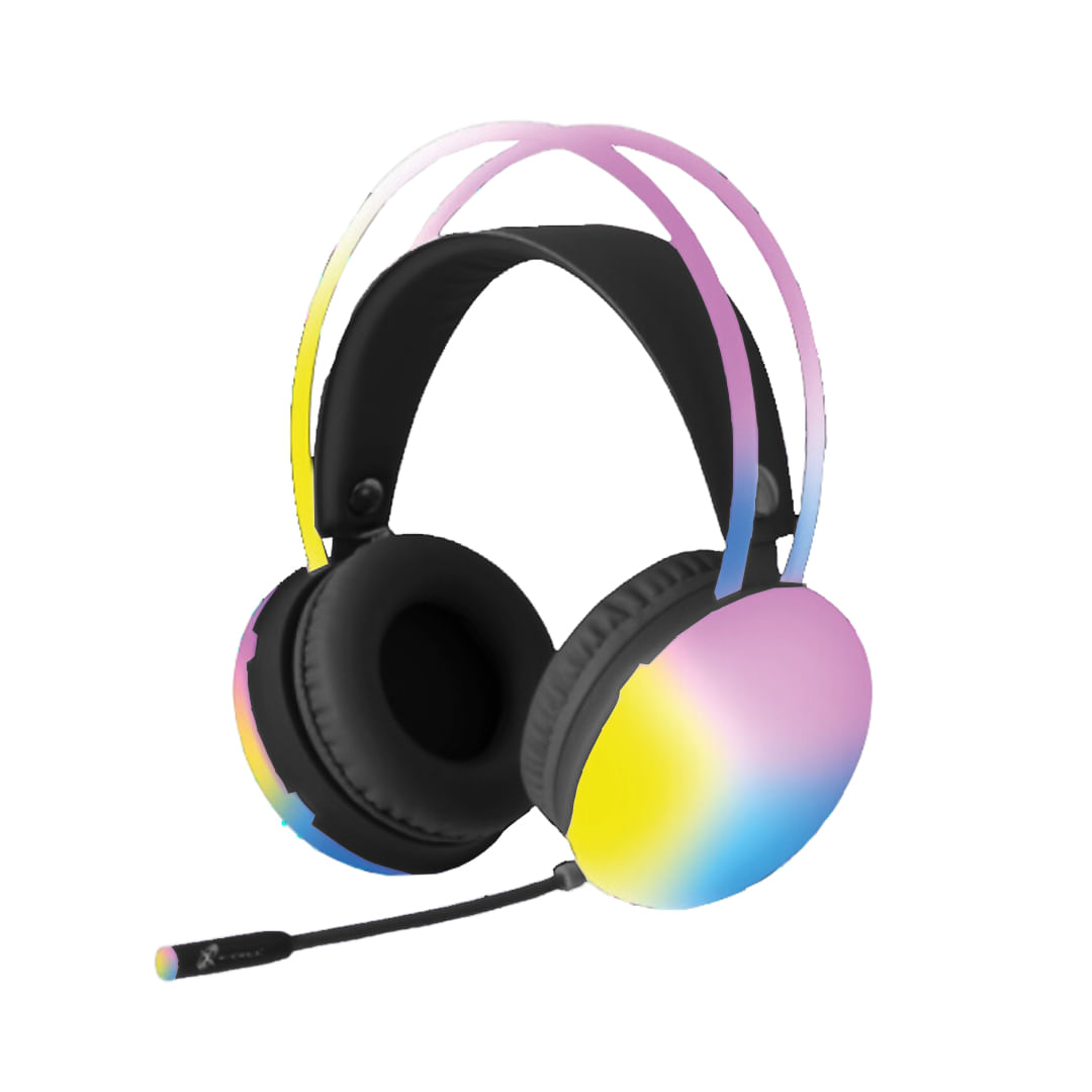 Fone Headset Gamer RGB USB P3 XC-HS18 Preto X-Cell