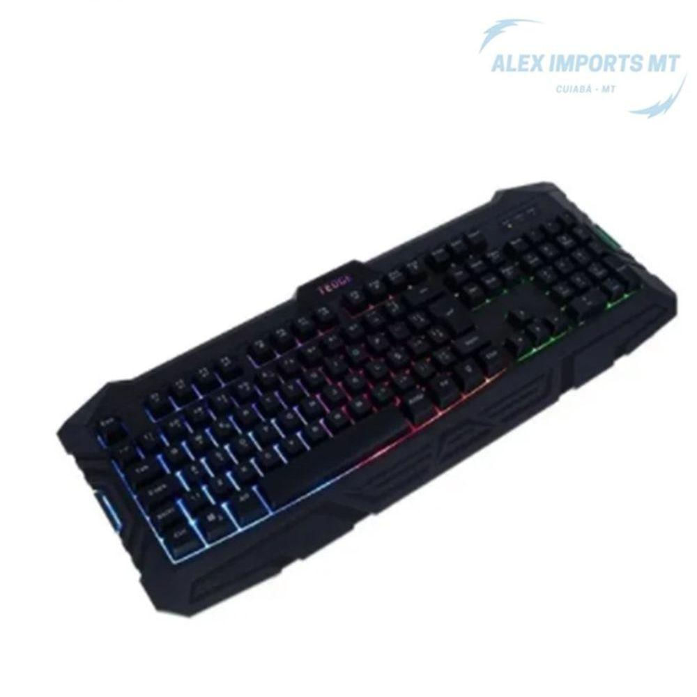 Teclado Gamer Com Luzes De Led Para Espaços Mal Iluminados