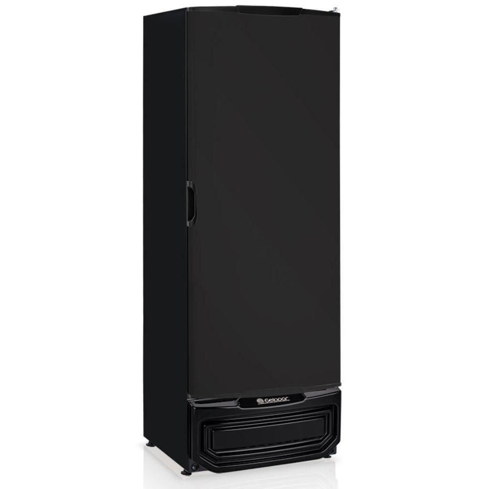 Refrigerador De Bebidas Vertical Com Porta Cega Grc57 Gelopar Conservador 570 Litros Preto 220v