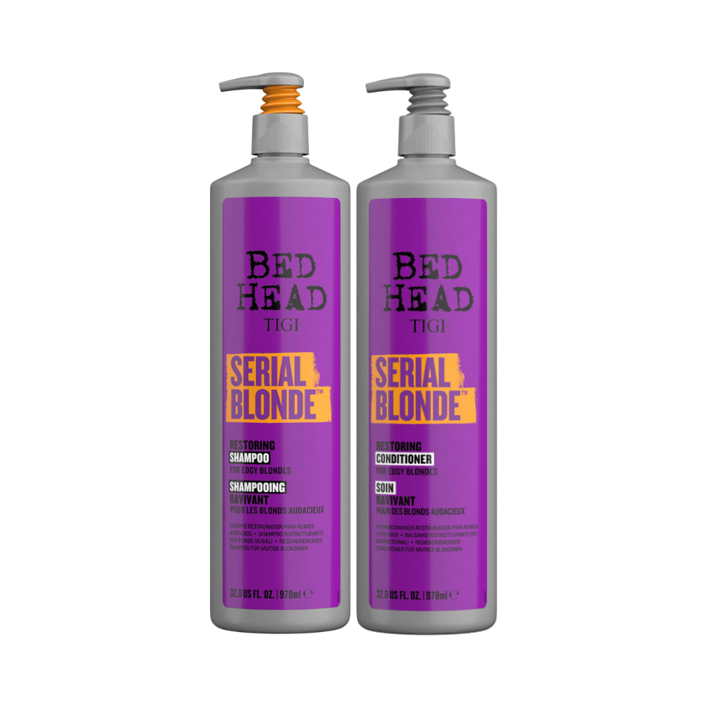 TIGI Bed Head Serial Blonde Shampoo 970ml e Condicionador 970ml