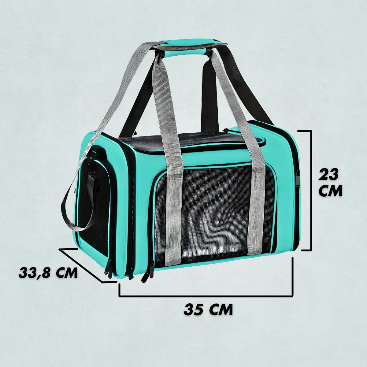 Bolsa De Viagem Para Transporte Pet Verde